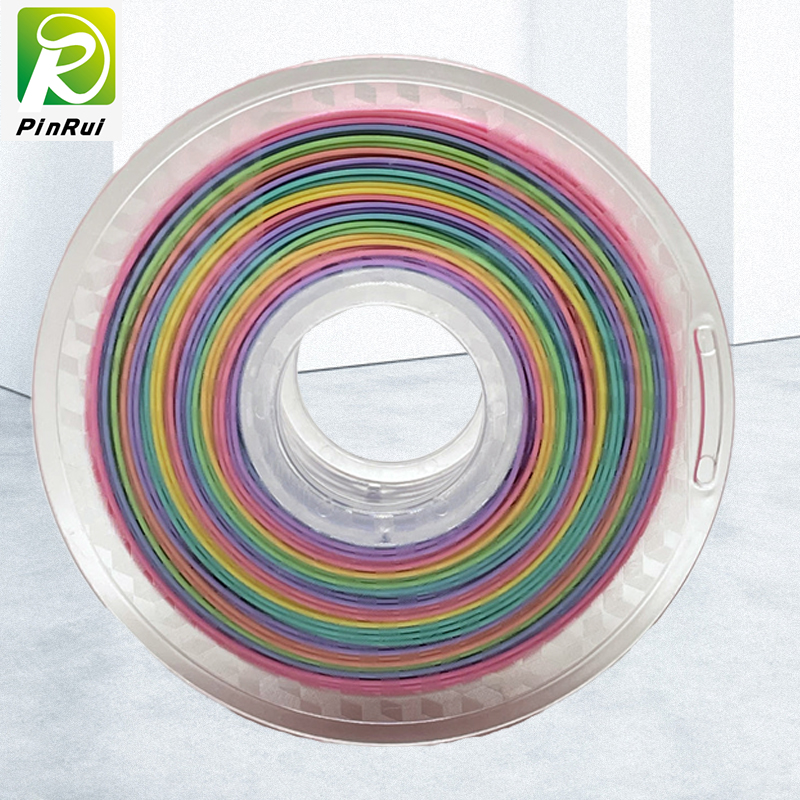 Pinrui 3D-skrivare 1,75mm Pla Rainbow-filament för 3D-skrivare