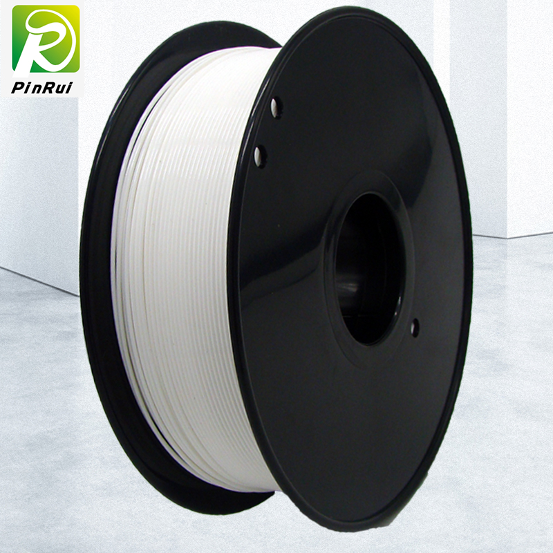 Pinrui Högkvalitativ 1kg 3D PLA Printer Filament vit färg