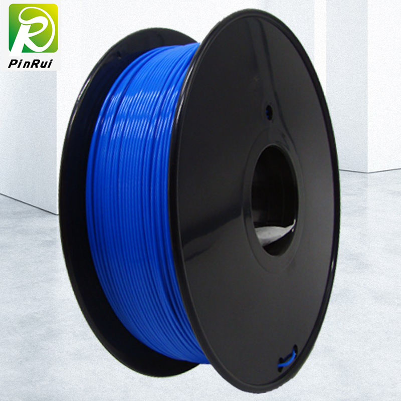 Pinrui Högkvalitativ 1kg 3D PLA Printer Filament Blå färg