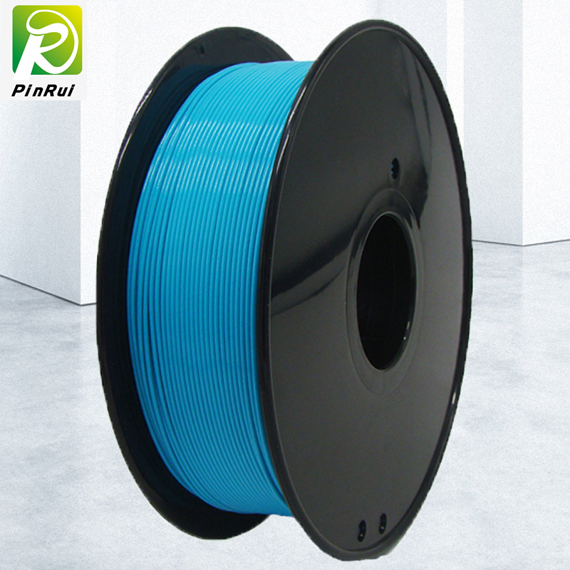 Pinrui Högkvalitativ 1kg 3d PLA Printer Filamentvatten Blå färg