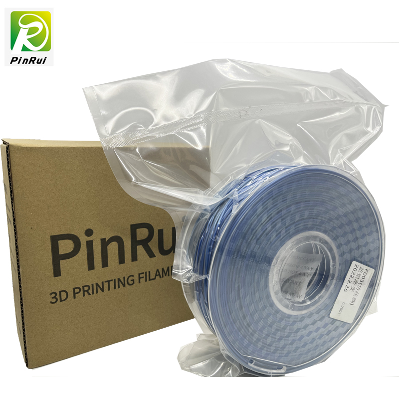 Pinrui högkvalitativ blå-silver regnbåge 1,75mm 3d skrivare pla filament