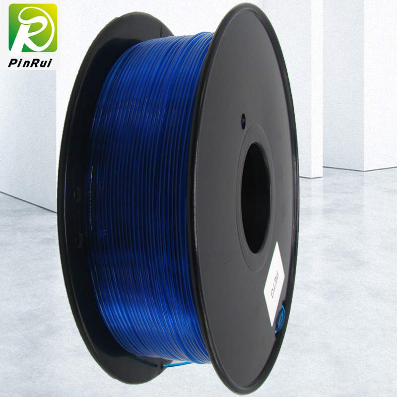 Pinrui 3D -skrivare 1.75mmpetg filament blå färg för 3D -skrivare